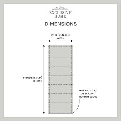 Exclusive Home Montague Trellis Total Blackout Roman Shade