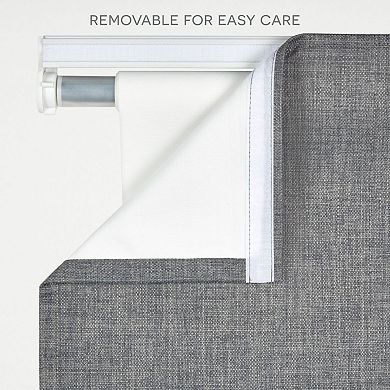 Exclusive Home Montague Trellis Total Blackout Roman Shade