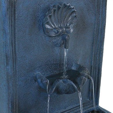 Sunnydaze 27" H Electric Seaside Wall-mount Water Fountain