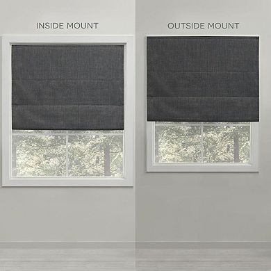 Exclusive Home Ricardo Total Blackout Roman Shade