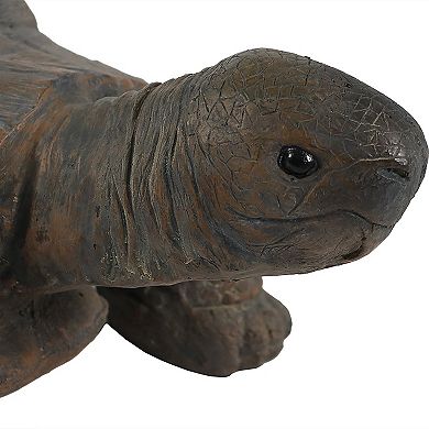Sunnydaze Todd the Garden Turtle Statue, Large Turtle Yard Décor, 30" L