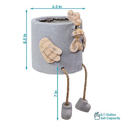 Sunnydaze Magnesium Oxide Tate The Turkey Indoor Plater Statue - 6 In