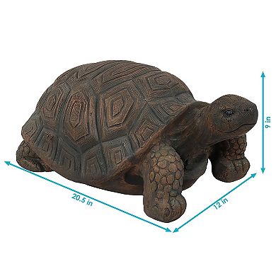 Sunnydaze Tanya The Tortoise Indoor And Outdoor Statue - 20 In