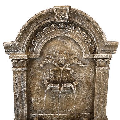 Sunnydaze Ornate Lavello Standing Outdoor Waterfall Fountain - 51 in