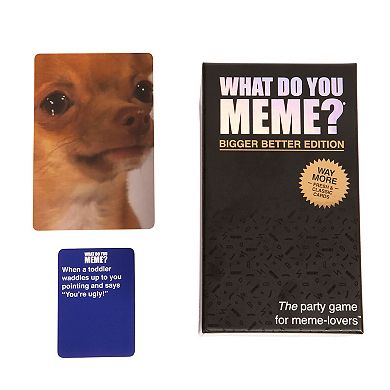 What Do You Meme? Core Game - The Hilarious Adult Party Game for Meme Lovers (Bigger Better Edition)