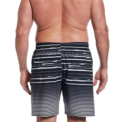 Big & Tall Nike Fade Stripe Breaker 9-in. Swim Trunks