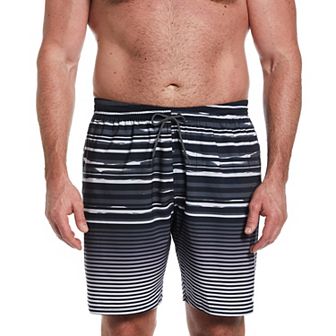 Big & Tall Nike 9 in Stripe Breaker Swim Trunks