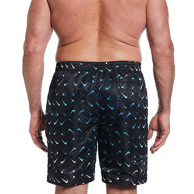 Big Tall Nike 9 in. Digi Swoosh Ombre Swim Trunks