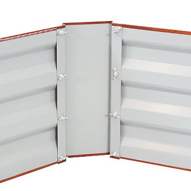 Sunnydaze Galvanized Steel Hexagon Raised Garden Bed - 40 in