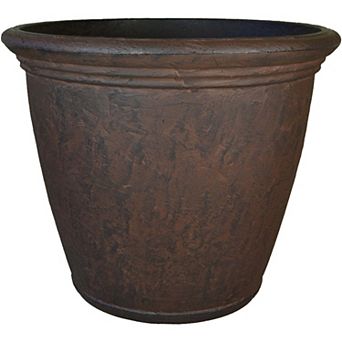 Sunnydaze 24 in Anjelica Polyresin Planter with UV-Resistance