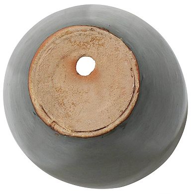 Sunnydaze Resort Glazed Ceramic Planter - Set of 2