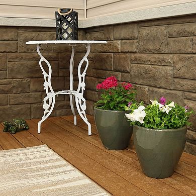 Sunnydaze Resort Glazed Ceramic Planter - Set of 2