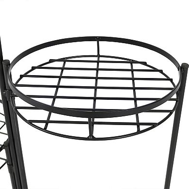 Sunnydaze 3-Tier Indoor/Outdoor Plant Stand - 22 Inch - Set of 2
