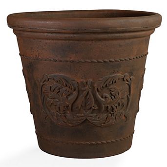 Sunnydaze 19.5 in Arabella Polyresin Outdoor Planter