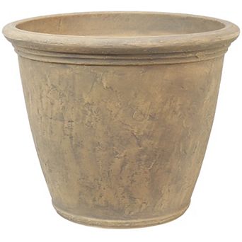 Sunnydaze 24 in Anjelica Polyresin Planter with UV-Resistance