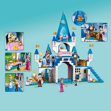 Disney's Cinderella and Prince Charming’s Castle 43206 Building Kit (365 Pieces) by LEGO