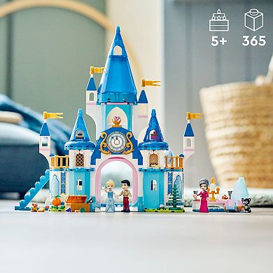 Disney's Cinderella and Prince Charming’s Castle 43206 Building Kit (365 Pieces) by LEGO