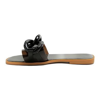 London Rag Caroons Women's Slide Sandals