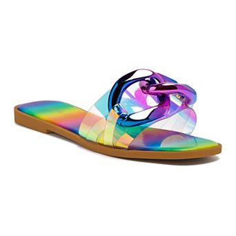 London Rag Caroons Women's Slide Sandals