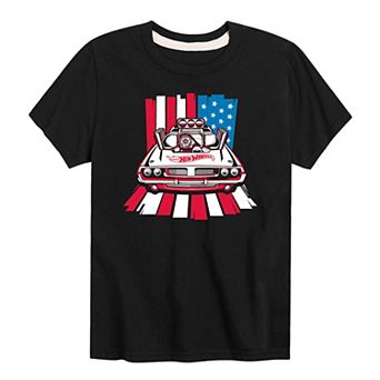 Boys 8-20 Hot Wheels Americana Flag Graphic Tee