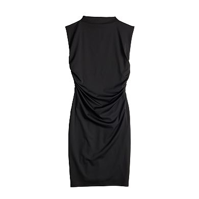Women's Nine West Side Gathered Bodycon Dress