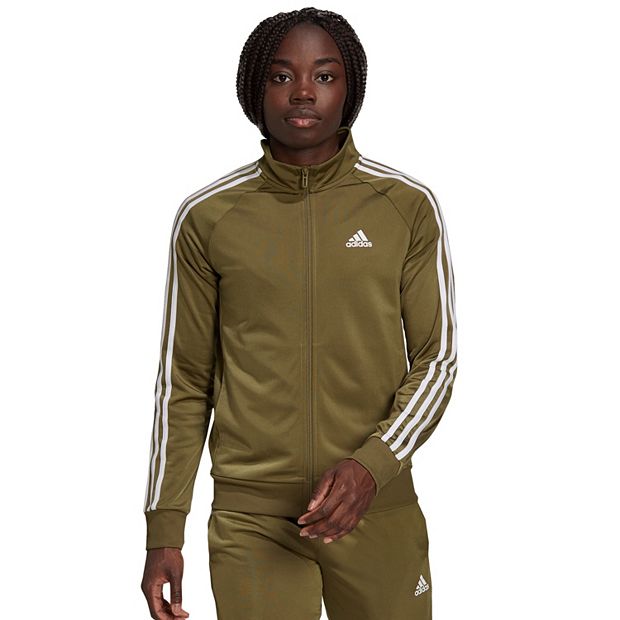 Adidas women's essentials tricot track jacket best sale