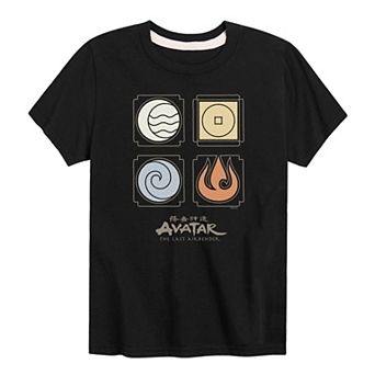 Boys 8-20 Avatar Airbender Nation Icons Graphic Tee