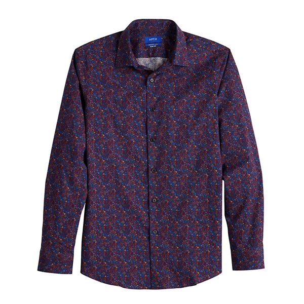 Men s Apt. 9 Premier Flex Extra Slim Fit Spread Collar Dress Shirt