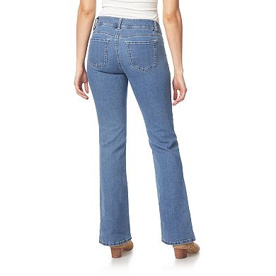 Juniors' WallFlower Insta Flex Flirty Curvy High Rise Flare Jeans
