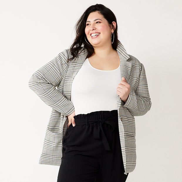 Oversized Blazer Plus Size