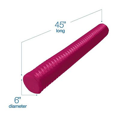 Vos Mega Noodle 45 Inch 1 Seat Foam Water Swimming Pool Support Float, Pink