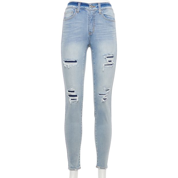 Juniors distressed hotsell skinny jeans