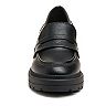 Skechers Mocasines Modernos Y Resistentes Para Mujer, Sweet Choice, Charol Negro