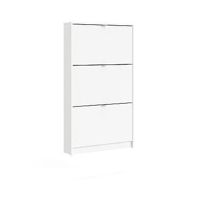 Tvilum Bright 3-Drawer Shoe Cabinet Floor Decor