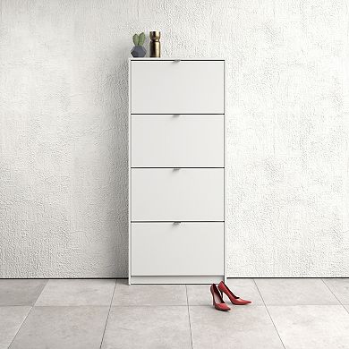 Tvilum Bright 4-Drawer Shoe Cabinet Floor Decor