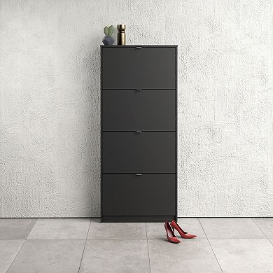 Tvilum Bright 4-Drawer Shoe Cabinet Floor Decor