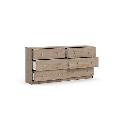 Tvilum Portland 6-Drawer Double Dresser 