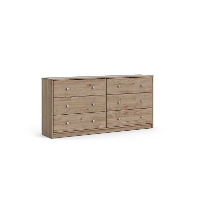 Tvilum Portland 6-Drawer Double Dresser 