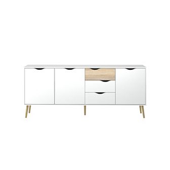 Tvilum 3 Door & 3 Drawer Sideboard