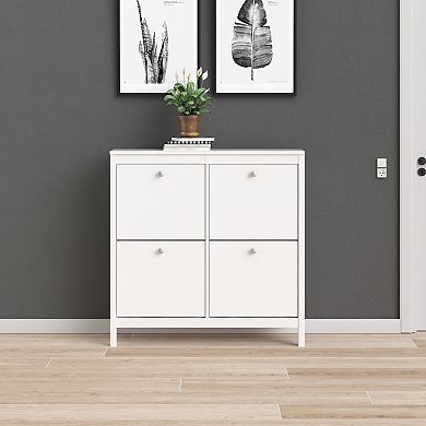 Tvilum Madrid 4-Drawer Shoe Cabinet Floor Decor