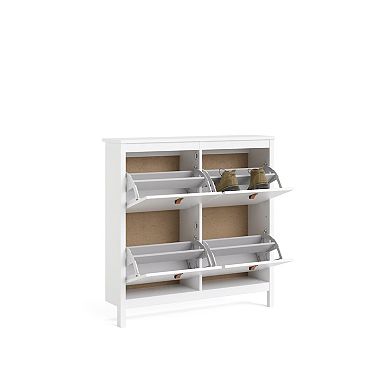 Tvilum Madrid 4-Drawer Shoe Cabinet Floor Decor