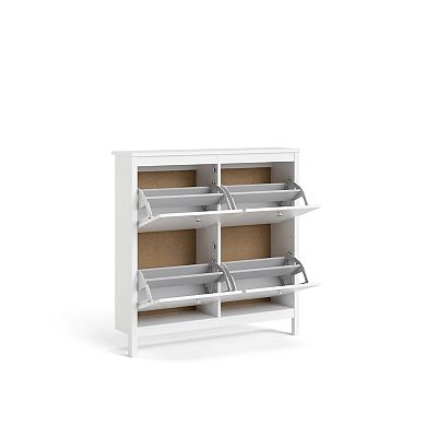 Tvilum Madrid 4-Drawer Shoe Cabinet Floor Decor