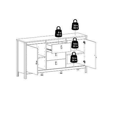 Tvilum Sideboard