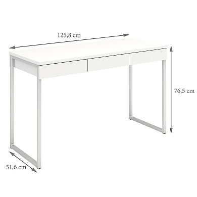 Tvilum Worth 3-Drawer Desk