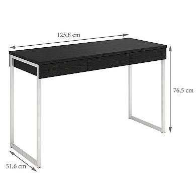 Tvilum Worth 3-Drawer Desk
