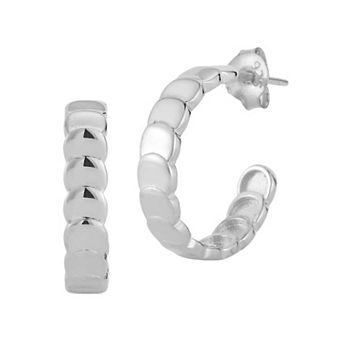 Sunkissed Sterling Huggie Hoop Earrings