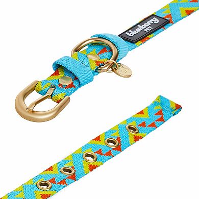 Blueberry Pet Southwestern Geometric Triangles Dog Collar