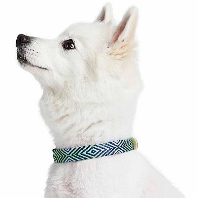 Blueberry Pet Southwestern Geometric Pattern Dog Collar