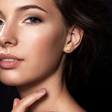 Stella Grace 14k Gold Love Knot Stud Earrings