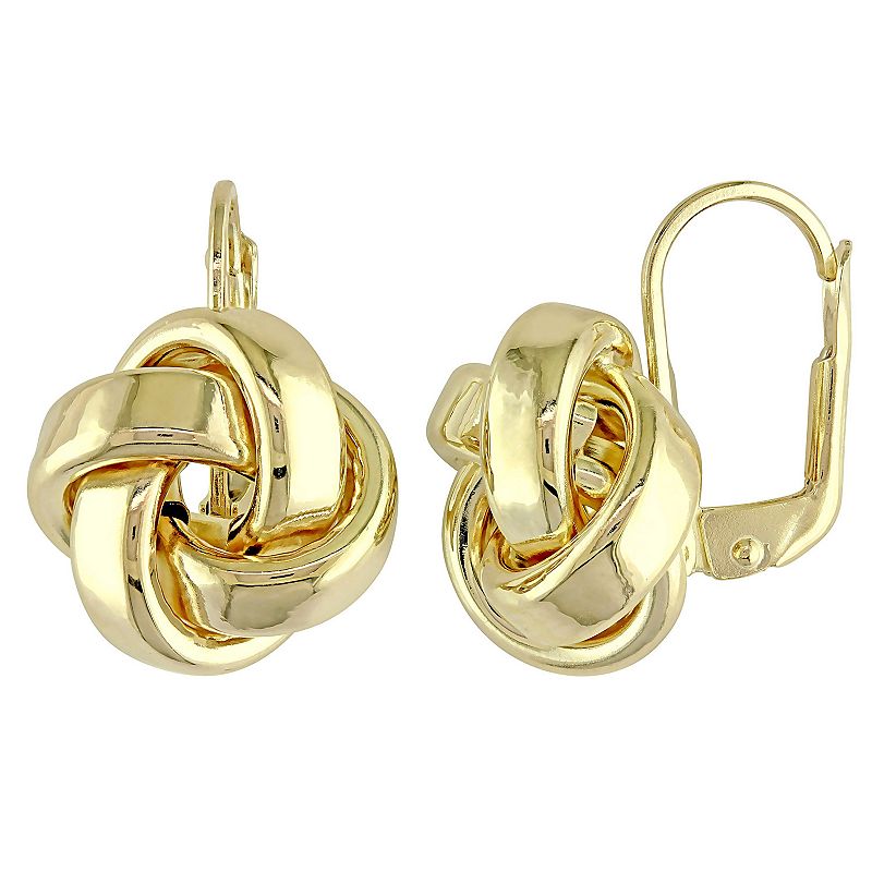 Stella Grace 10k Gold Love Knot Earrings, Womens, Yellow